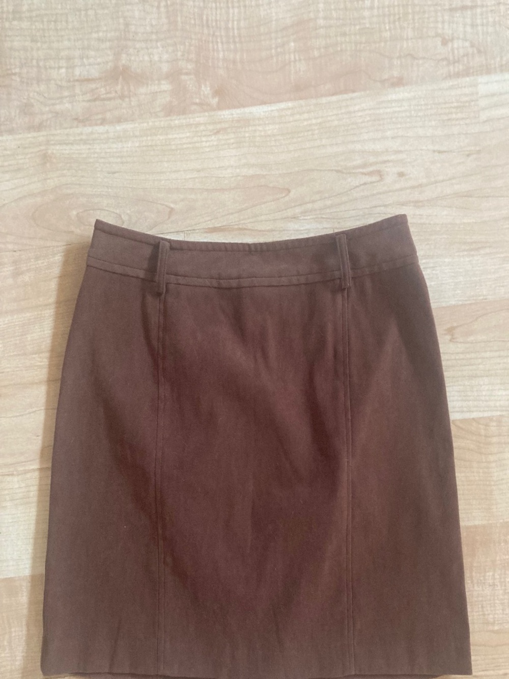 Laundry by Shelli Segal Brown Structured Mini Skirt - Size S